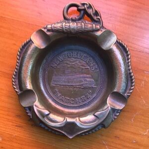 Vintage “New Orleans Natchez” Paddle wheeler Ash Tray